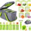 Hachoir à légumes 22 en 1 – Mandoline avec 13 lames en acier inoxydable et coupe-oignon multifonction