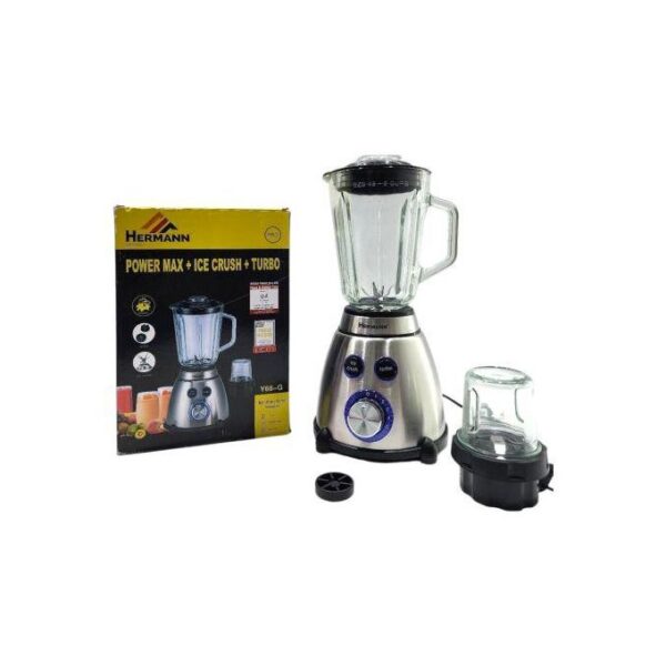 Blender, blender turbo, blender HERMANN, Ice Crush, smoothies, boissons glacées, moulin à café, moulin à épices, appareils de cuisine, 1500W