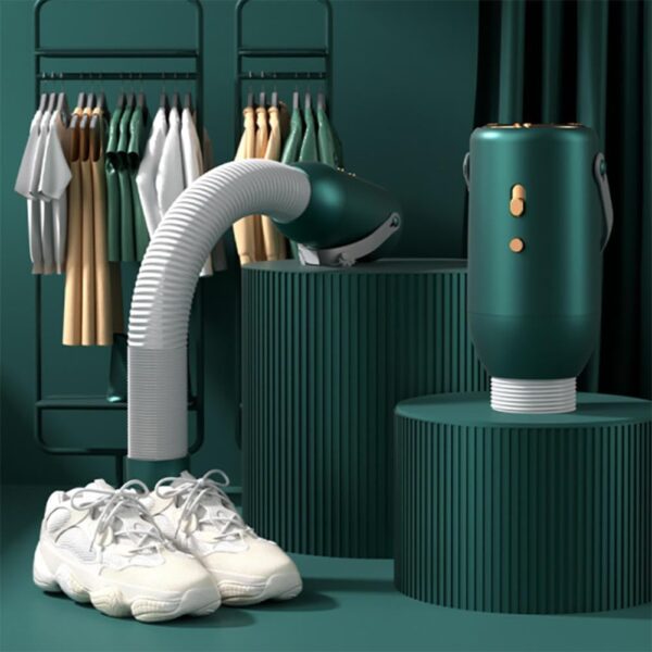 Sèche-linge portable et pliable, idéal pour les voyages et la maison, doté d'une technologie de séchage rapide et sûre, et maintient la santé et la propreté de vos vêtements.